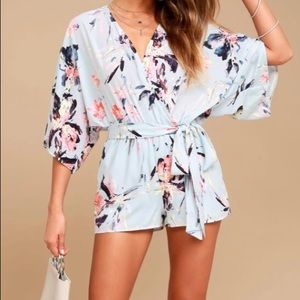 Lulus floral romper